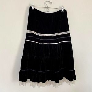 Vintage velvet skirt
